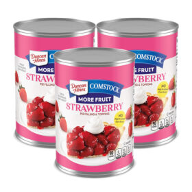 Duncan Hines Comstock Premium Pie Filling & Topping, Strawberry, 21 oz