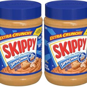 SKIPPY Super Chunk Peanut Butter, 28 oz (Pack of 2)