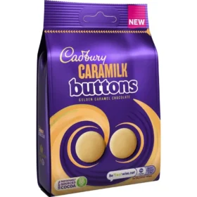 C'bury Caramilk Buttons Chocolate Bag 105g/Three bags