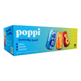 Poppi Soda, Everyday Icons Variety Pack, 12 fl oz, 18-count
