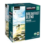 Kirkland Signature Coffee Organic Breakfast Blend K-Cup Pod, 120-count