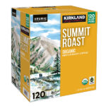 Kirkland Signature Coffee Organic Summit Roast K-Cup Pod, 120 count